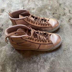 Nike Blazers Bronze Snakeskin